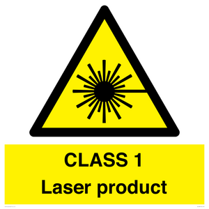 CLASS 1 Laser product